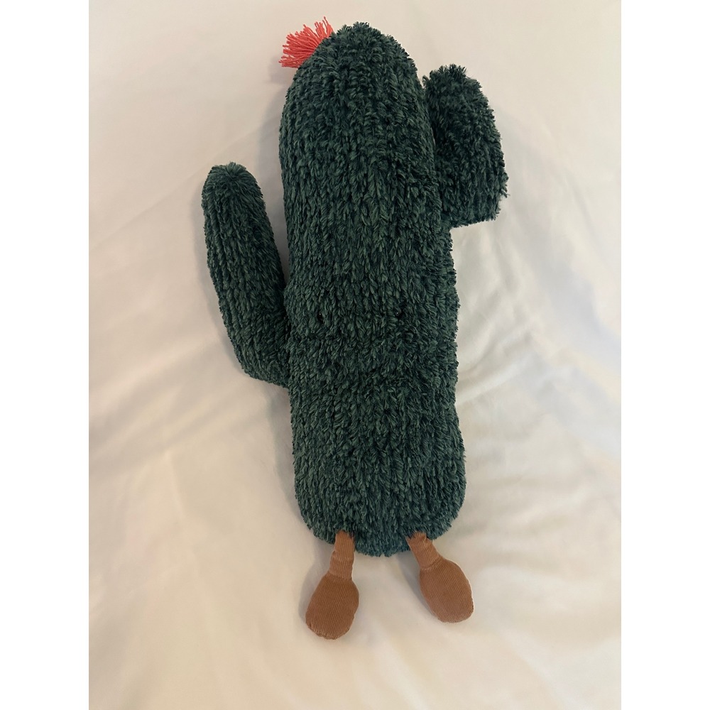Jellycat Sally Saguaro Cactus Plush Stuffed Animal Green Pink Flower